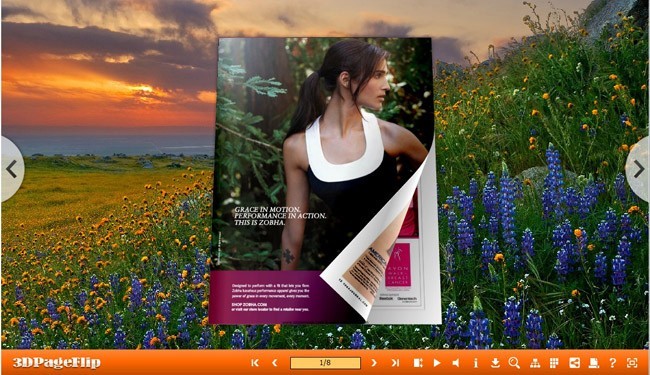 Countryside Template for 3DPageFlip Book 1.0