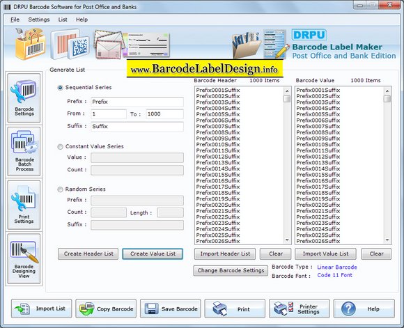 Courier Mails Barcode Software 7.3.0.1