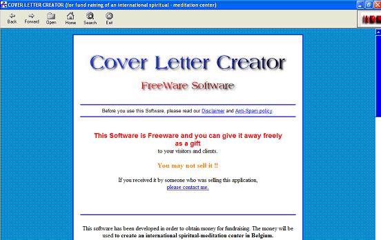 Cover Letter Creator 1.0.0.