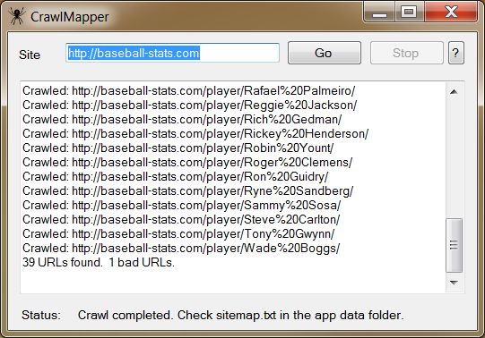 CrawlMapper 1.0