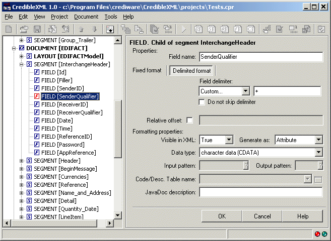 CredibleXML  (Java Edition) 1.0