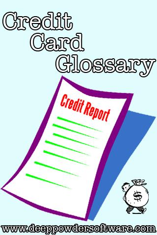 Credit Card Glossary 1.0