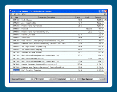 Credit Card Manager 3.04.04