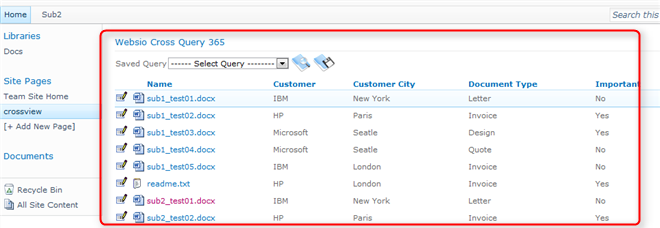 Cross Query Web Part for Office 365 1.5.1