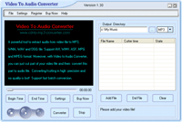 Crystal Vedio to Audio Converter 1.30