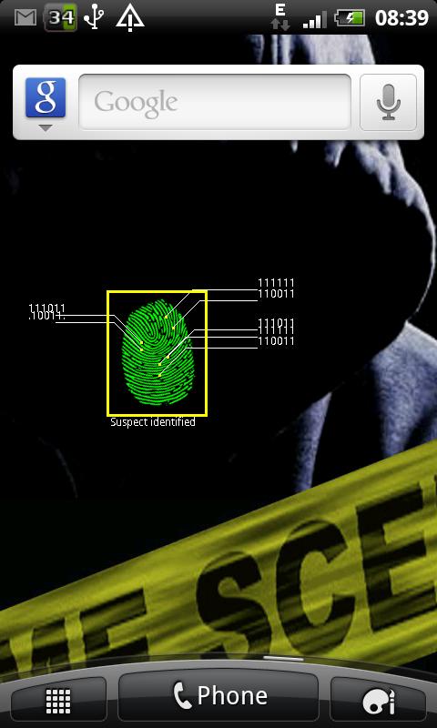 CSI fingerprint Live wallpaper 1.10