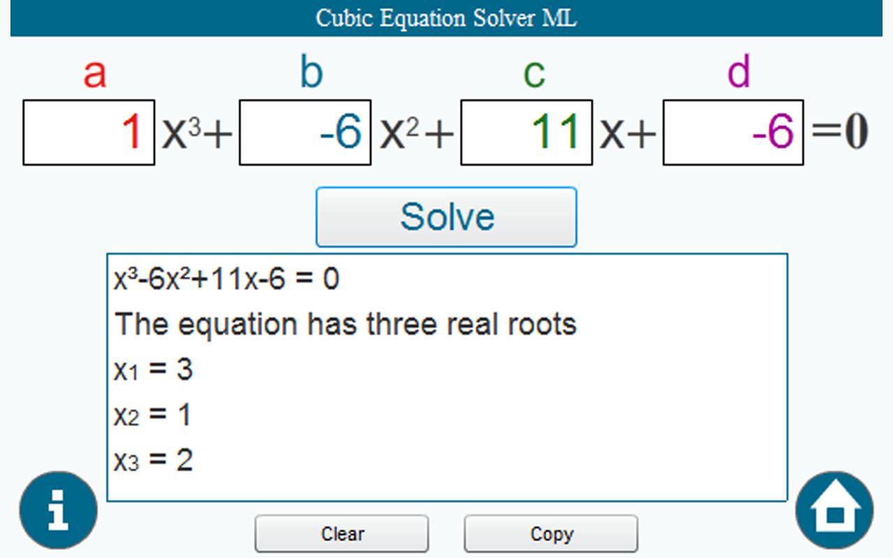 Cubic Equation Solver ML 1.0.1