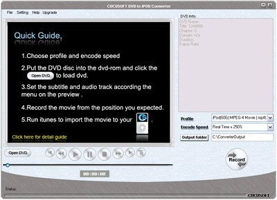 Cucusoft DVD to iPod Converter 8.07