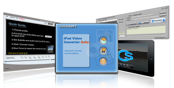 Cucusoft iPad Video+DVD Converter Suite 8.11.8.11
