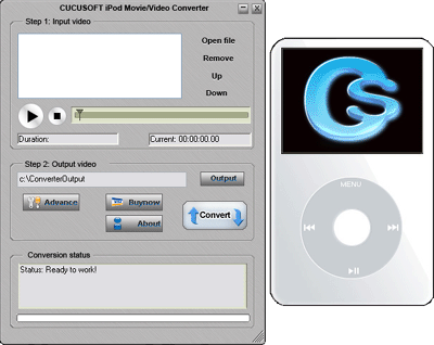 Cucusoft iPod Movie/Video Converter 8.08