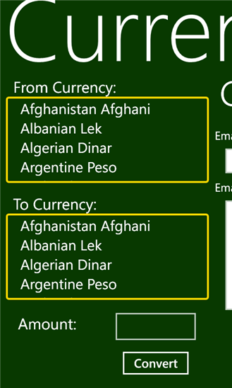 Currency Conversion 1.0.1.0