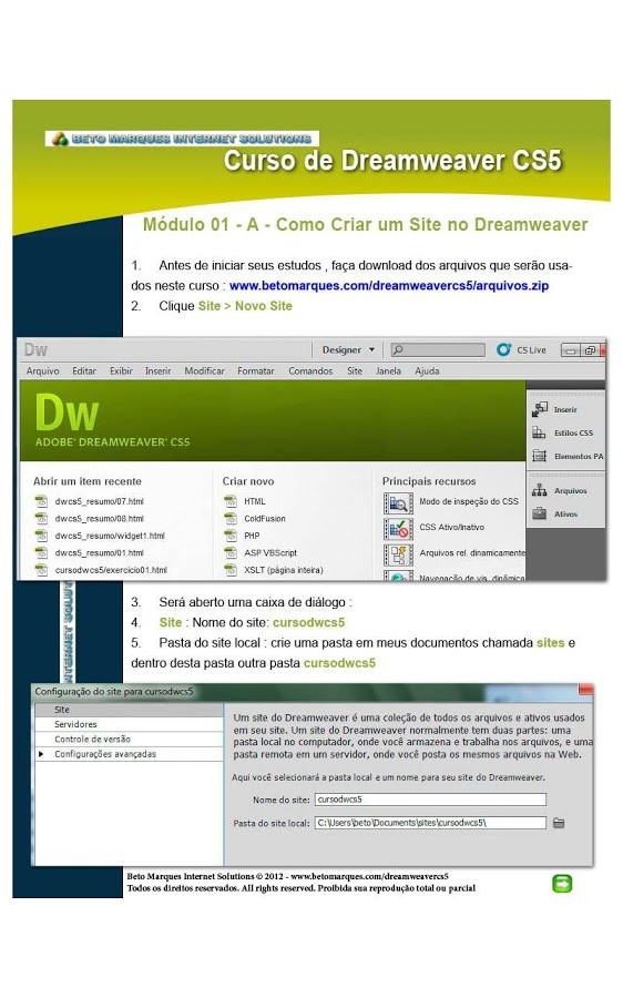 Curso Dreamweaver CS5 2.8.0.10.60996