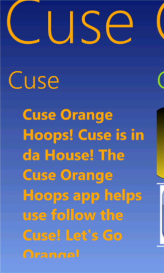 Cuse Orange Hoops - Syracuse University Basketball 1.0.0.0