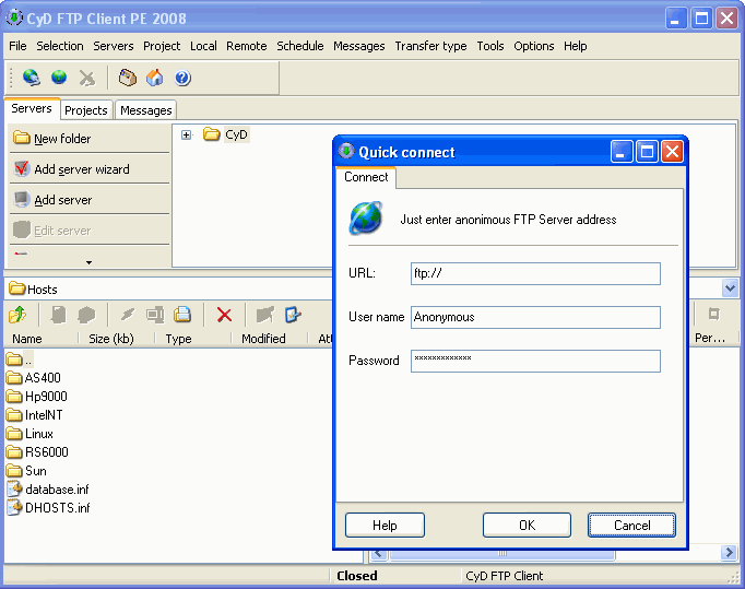 CyD FTP Client XP 2008
