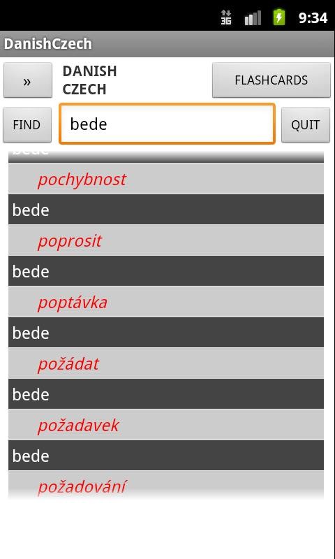Czech Danish Dictionary 3.0