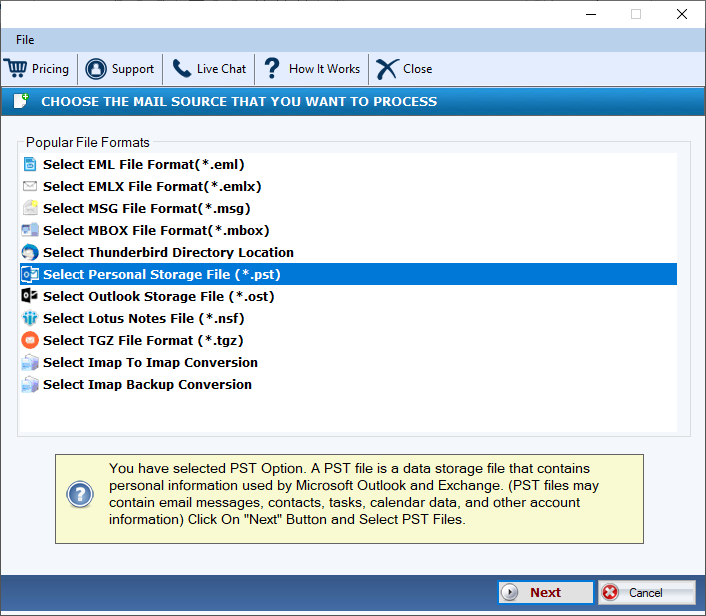 DailySoft PST To NSF Converter 6.2