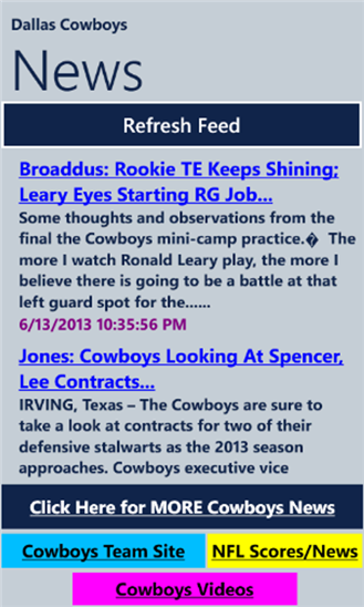 Dallas Football News 6.0.0.0