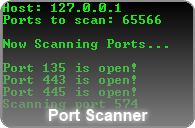 Dan's Port Scanner 1.0