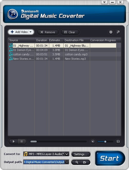 Daniusoft Digital Music Converter 2.6.1