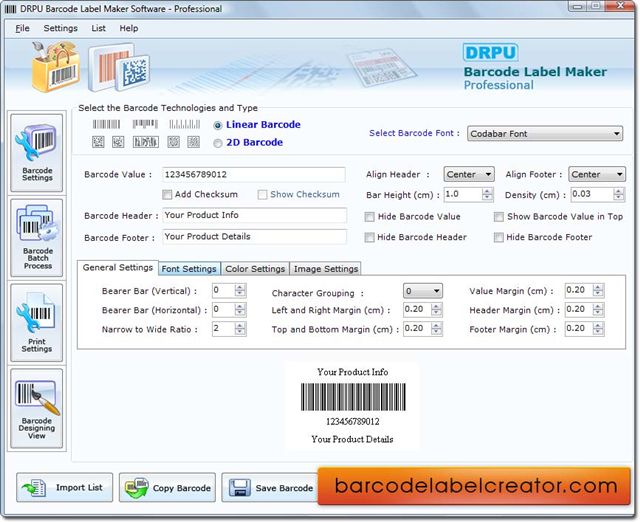 Databar Code 128 2D Barcode 7.3.0.1