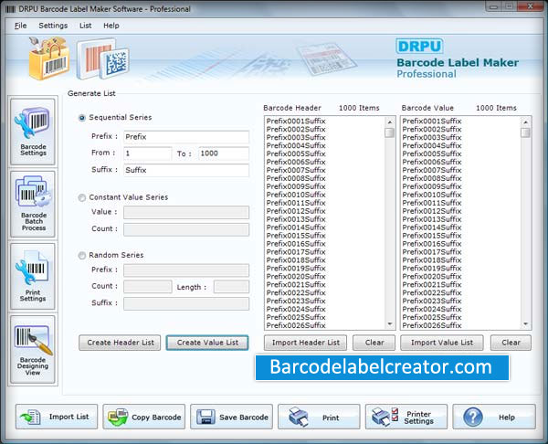 Databar Code 128 Barcode Generator 7.3.0.1