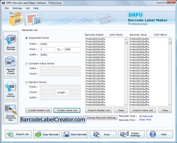 Databar Truncated Barcode Creator 7.3.0.1