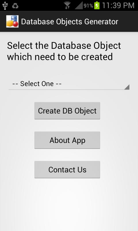 Database Objects Generator 1.0