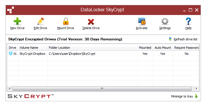 DataLocker SkyCrypt 1.0.0.98