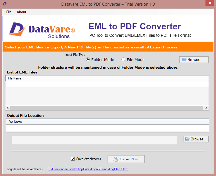 Datavare EML to PDF Converter 1.0