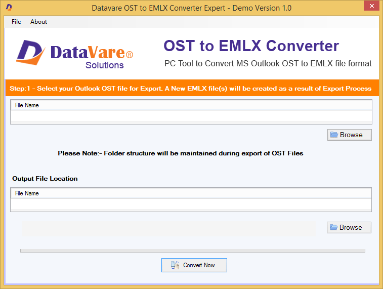 DataVare OST to EMLX Converter Expert 1.0