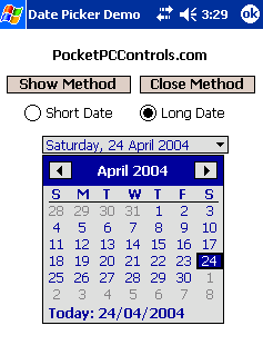 Date Picker Control 1.0