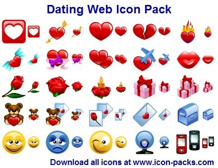 Dating Web Icon Pack 2012