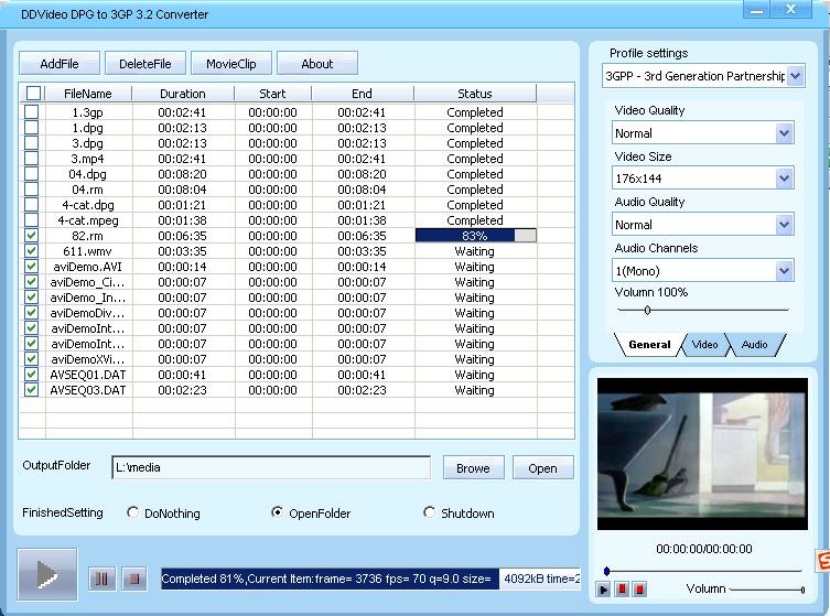 DDVideo DPG to 3GP Converter 3.2
