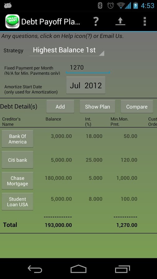 Debt Payoff Planner 7.3.0
