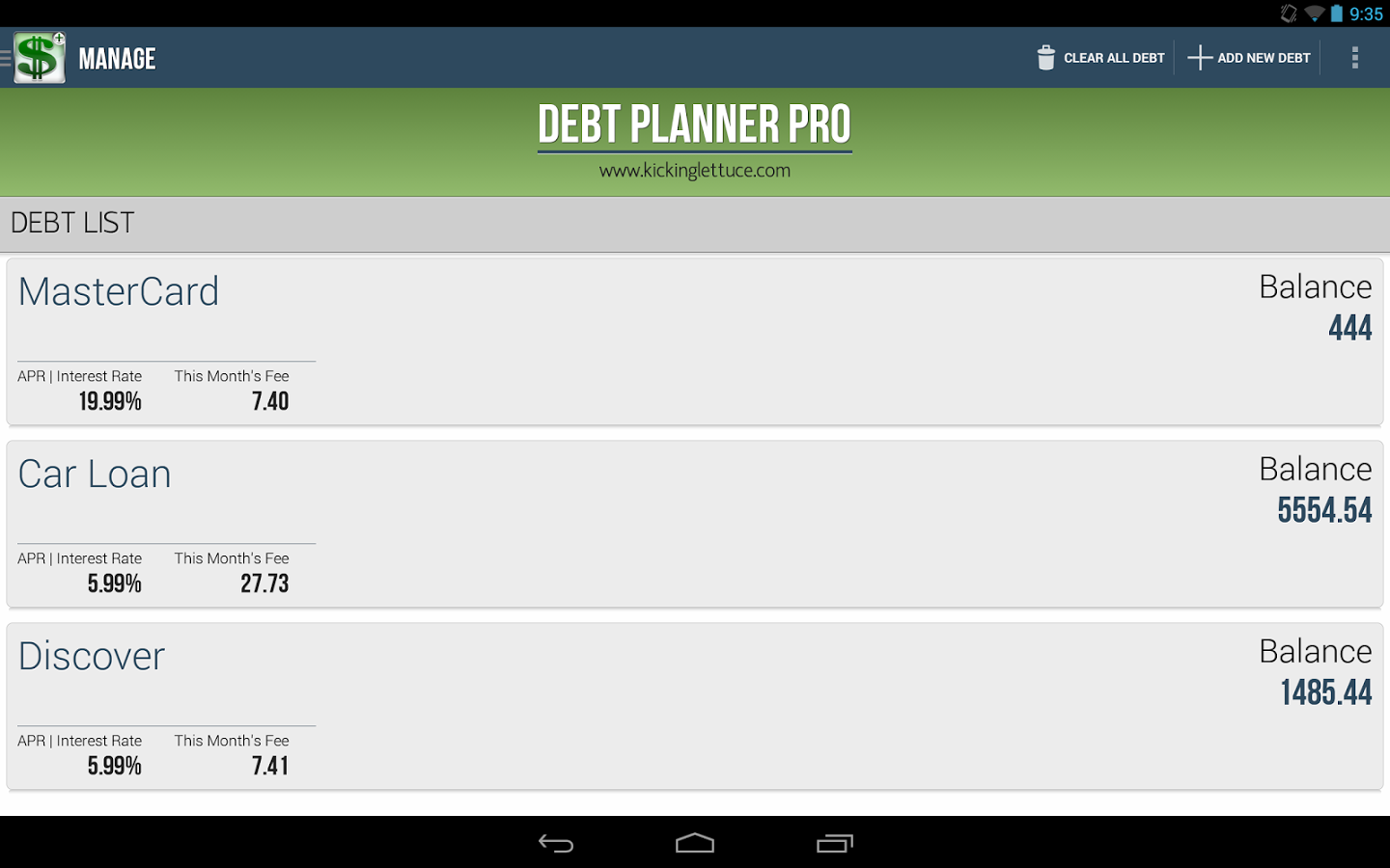 Debt Planner Pro 4.01
