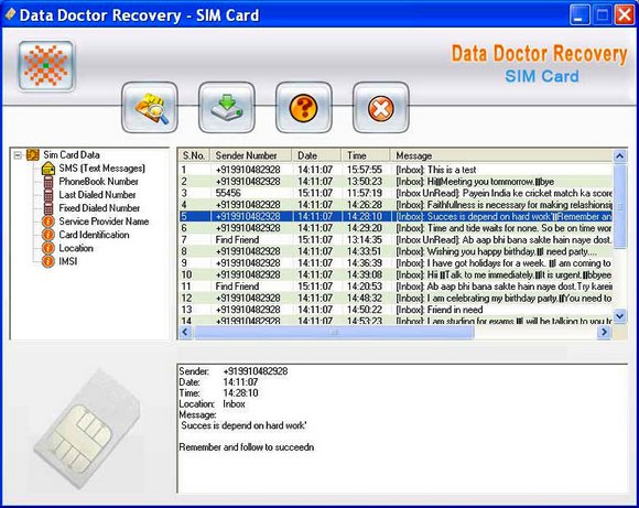 Deleted SMS Recovery Software 3.0.1.5