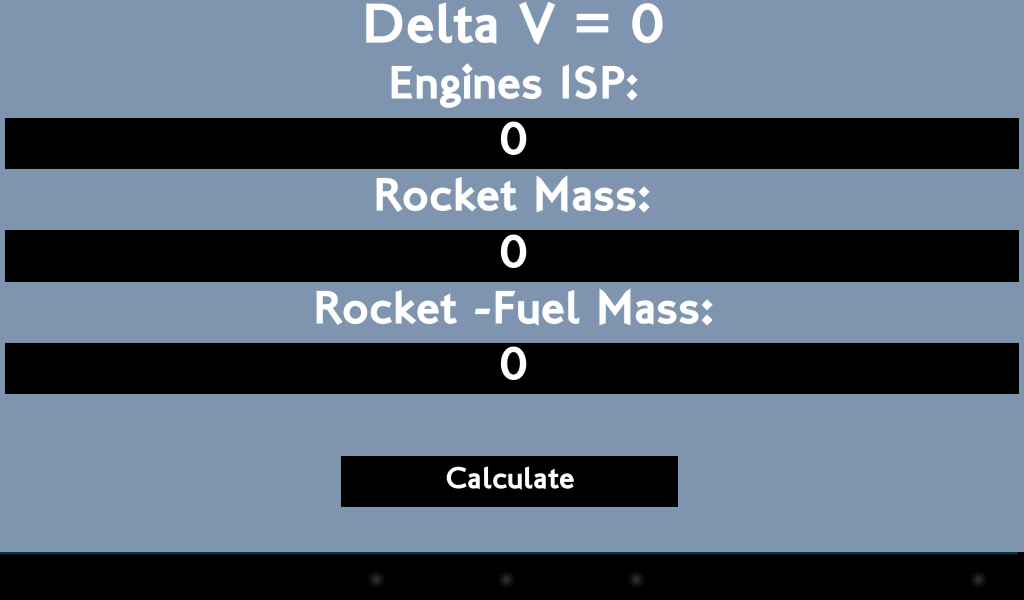 Delta V Calculator 1.0