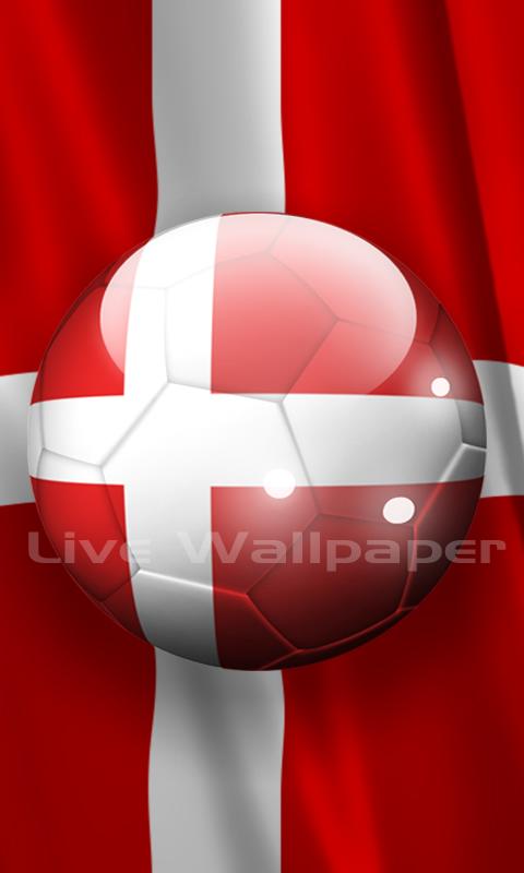 Denmark Flag Ball Wallpaper 1.0