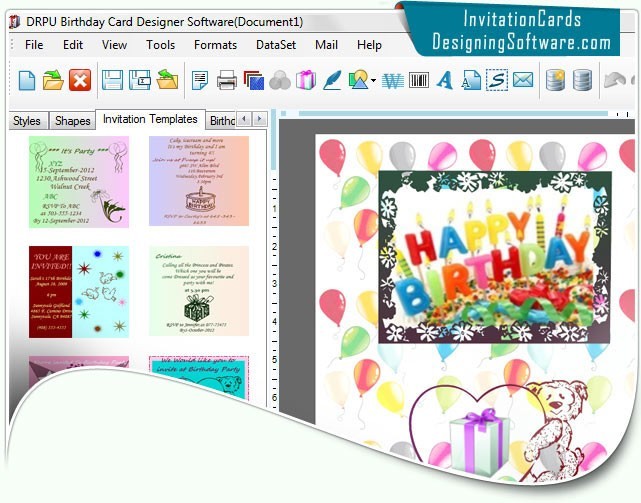 Designing Software for Birthday Cards 8.2.0.1