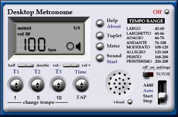 Desktop Metronome 1.6