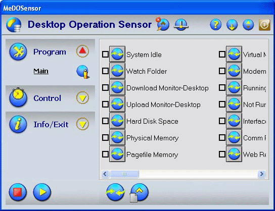 Desktop Operation Sensor 7.2