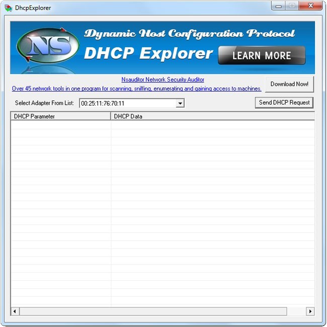 DhcpExplorer 1.3.5