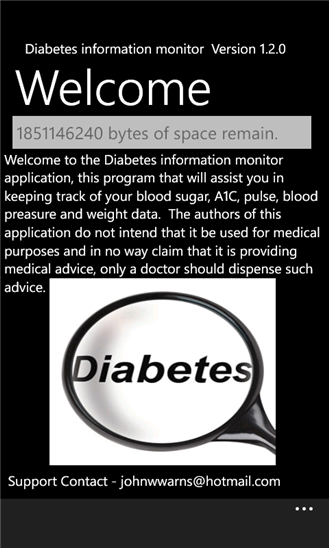 Diabetes info monitor 1.3.0.0