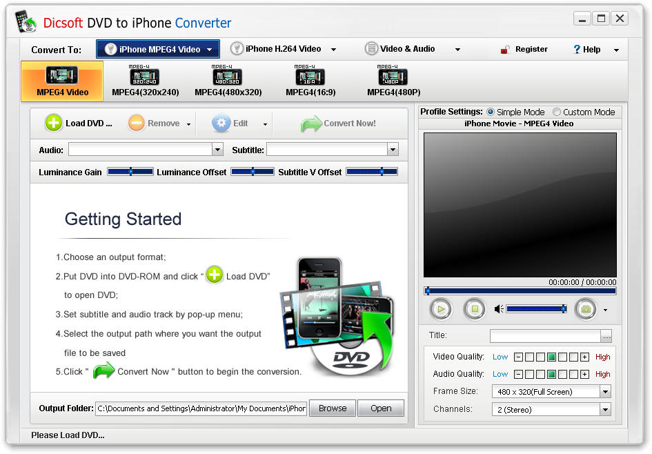 Dicsoft DVD to iPhone Converter 3.5.0.1