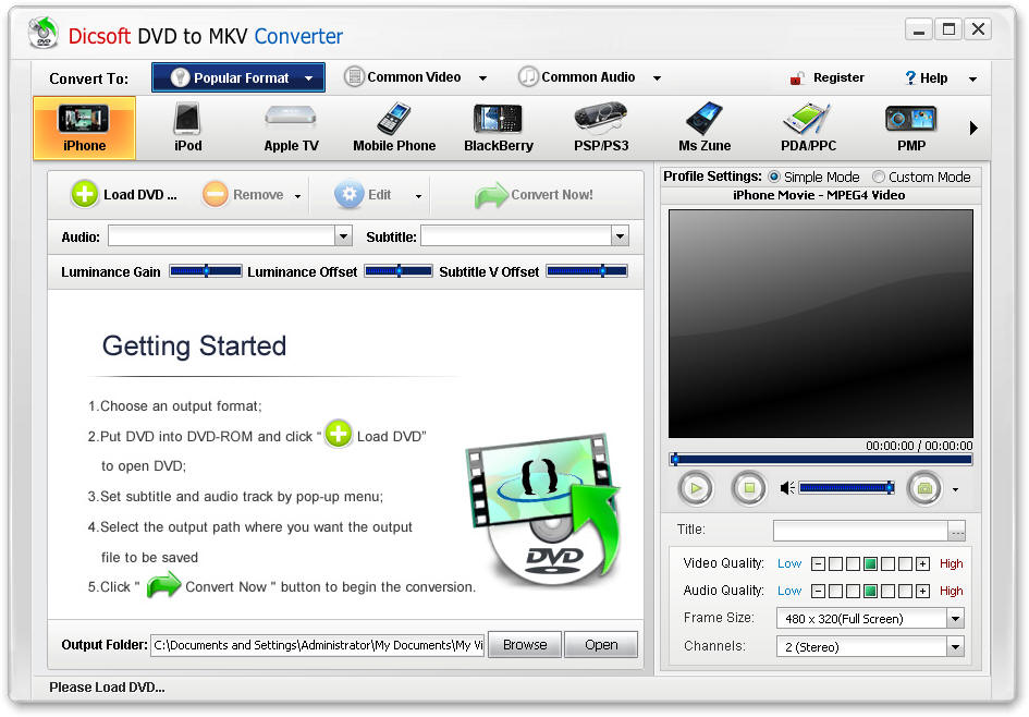 Dicsoft DVD to MKV Converter 3.5.0.1