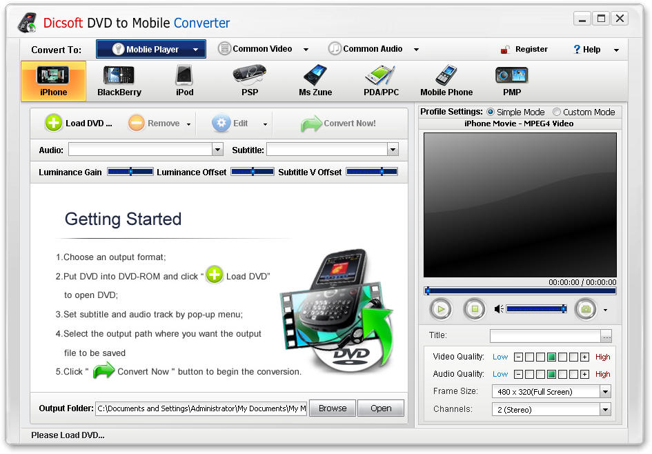 Dicsoft DVD to Mobile Converter 3.5.0.2