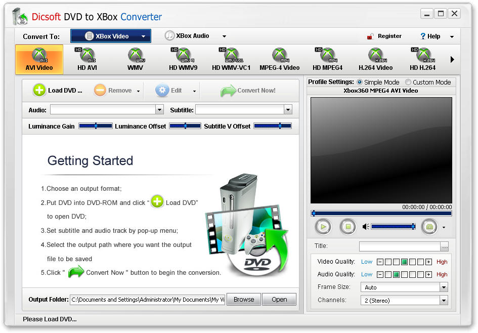 Dicsoft DVD to XBox Converter 3.5.0.1