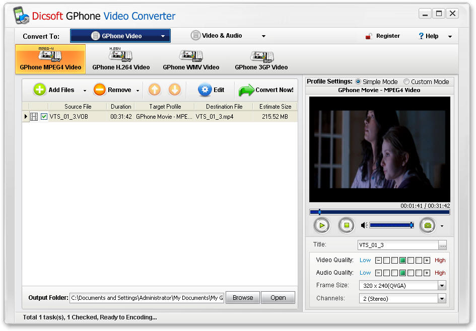 Dicsoft GPhone Video Converter 3.5.0.2