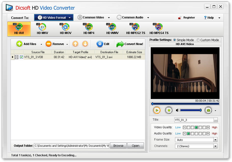 Dicsoft HD Video Converter 3.5.0.1