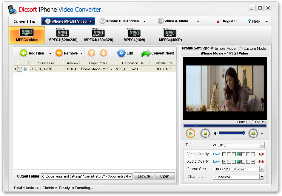 Dicsoft iPhone Video Converter 3.5.0.1